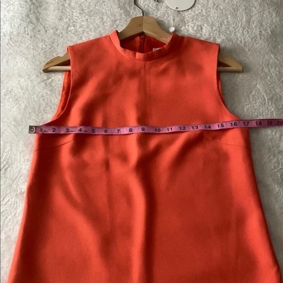 NWT Finders Keepers Orange Structured Mini Dress - Picture 7 of 10